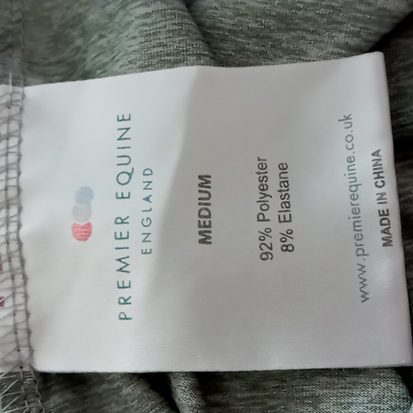 Premiere Equine Chia Technical Training Top Size M Gray Long Sleeve 1/4 Zip - Picture 14 of 15